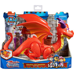 Paw Patrol Sparks The Dragon With Claw Rescue Knights