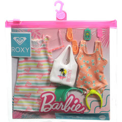 Barbie Clothes Fashion Pack By Roxy - Orange Swimsuit & Accessories
