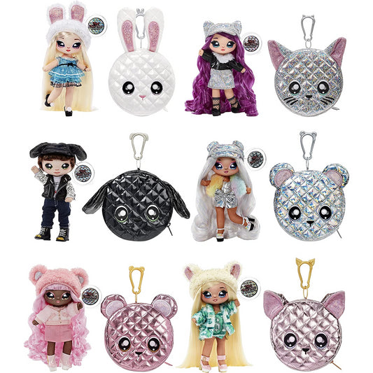 Na!Na!Na! Surprise 2-in-1 Soft Fashion 7.5in Doll & Metallic Purse Glam Series