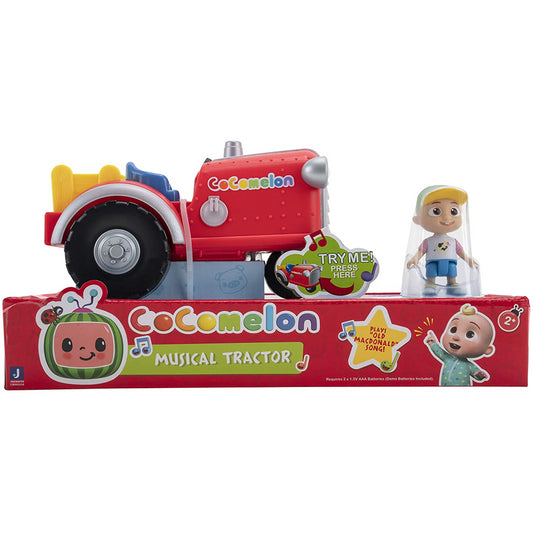 Cocomelon Red Musical Tractor & JJ Action Figure - Maqio