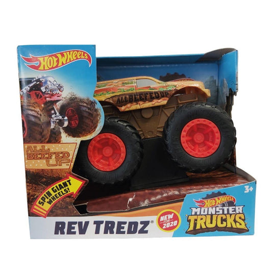 Hot Wheels Rev Tredz All Beefed Up Monster Truck Vehicle GKC75 - Maqio