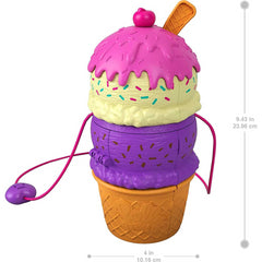 Polly Pocket Spin â€˜n Surprise Playset - Ice Cream Cone Shape - Maqio