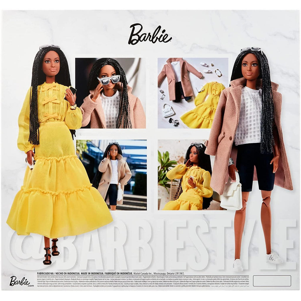 Barbie @Barbiestyle Yellow Dress & Coat Doll - Maqio
