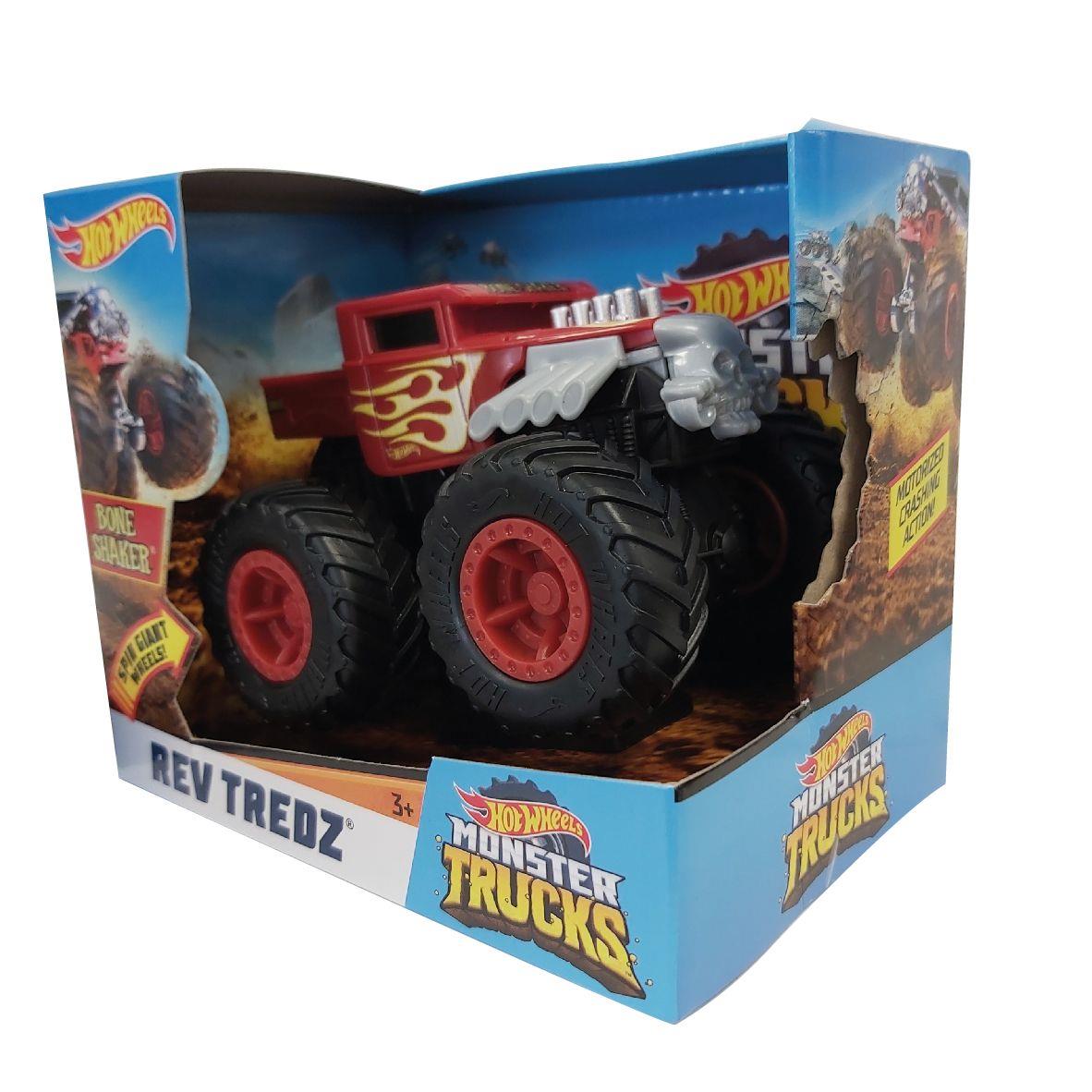 Hot Wheels Rev Tredz Bone Shaker Monster Truck Vehicle FYJ72 - Maqio