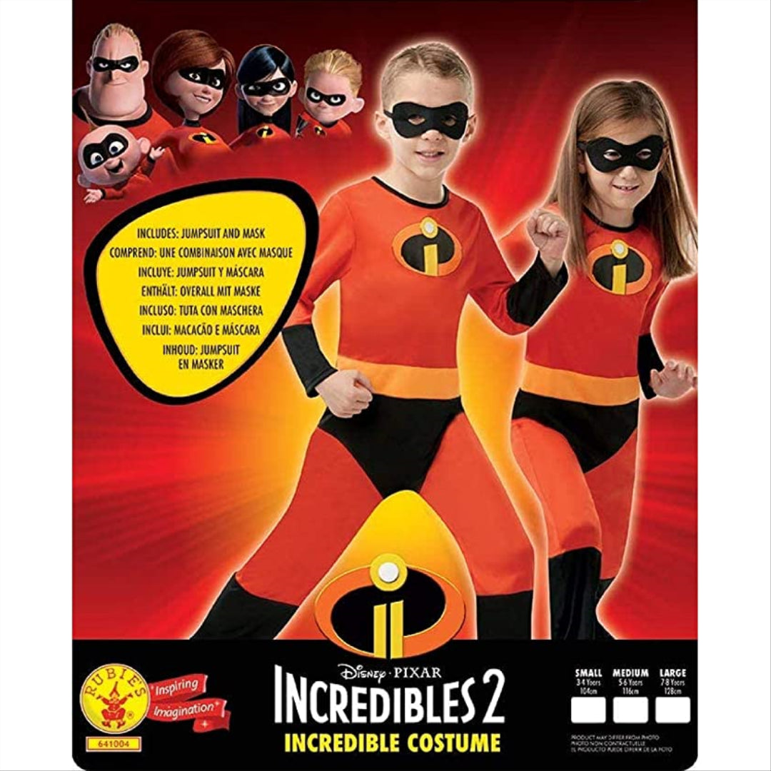 Rubie's Incredibles Small 3 to 4 Years Unisex Costume - Maqio