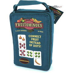 Bananagrams Fruitominoes Domino Game with Storage Bag - Maqio
