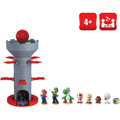 Super Mario Bros Blow Up Shaky Tower Balancing Game & Action Figures - Maqio