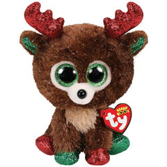 TY Beanie Boos Xmas Reindeer Fudge 15cm - Maqio