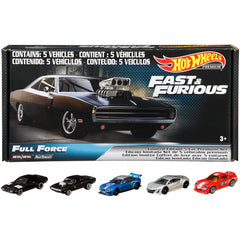 Hot Wheels Set of 5 Cars Vehicles from Fast & Furious