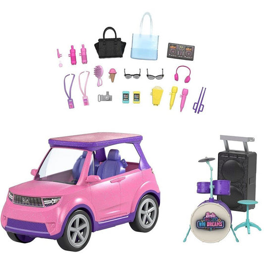 Barbie Big City Dreams Pink SUV & Stage Set - Maqio