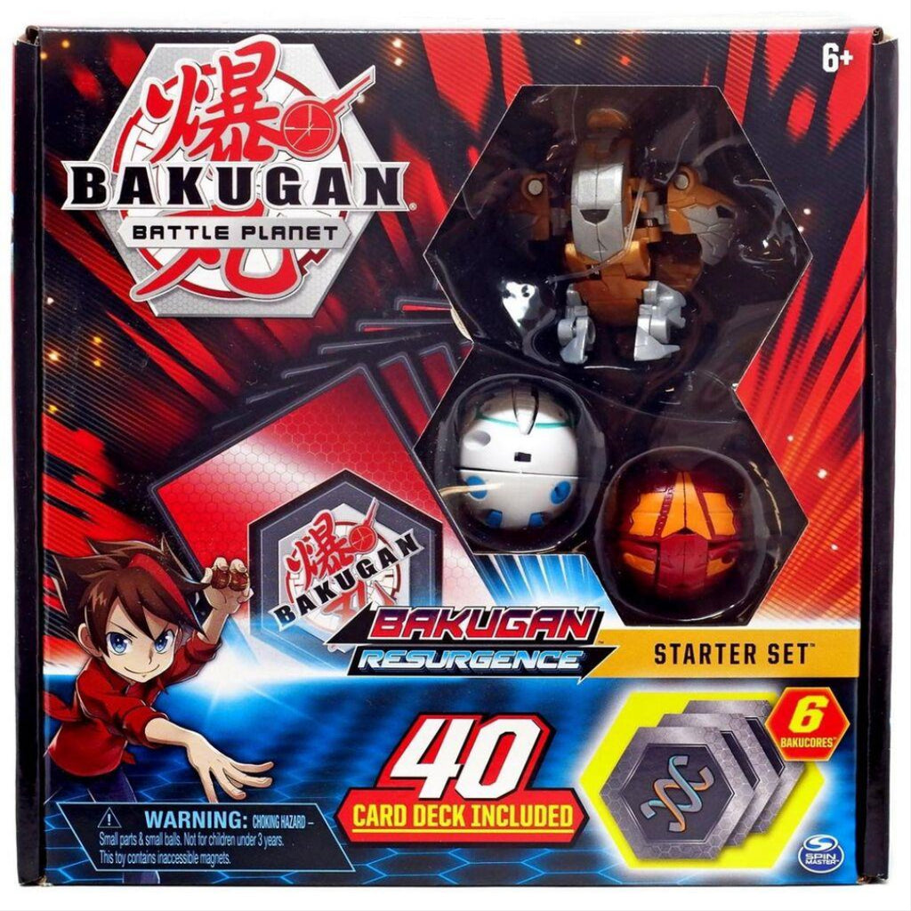Bakugan Aurelus Nobilious Battle Brawlers Set + 40 Card Deck 20115654 - Maqio