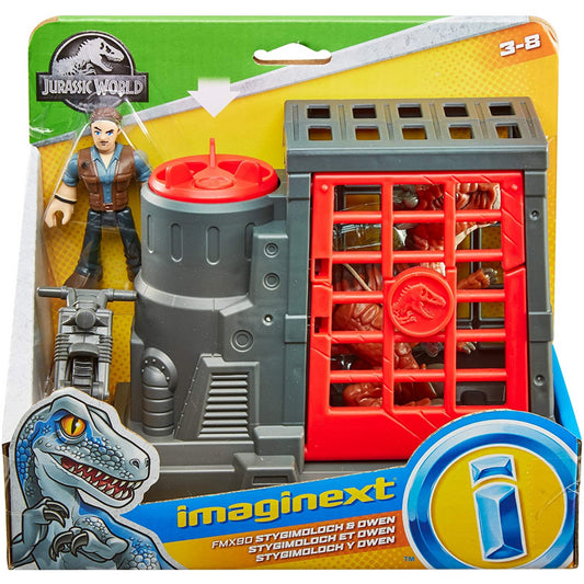 Jurassic World Imaginext Stygimoloch & Owen Action Figures