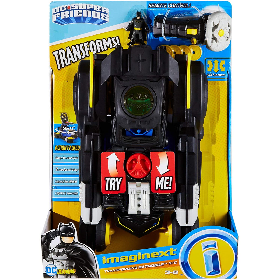 Imaginext DC Super Friends Transforming Batmobile RC - Maqio