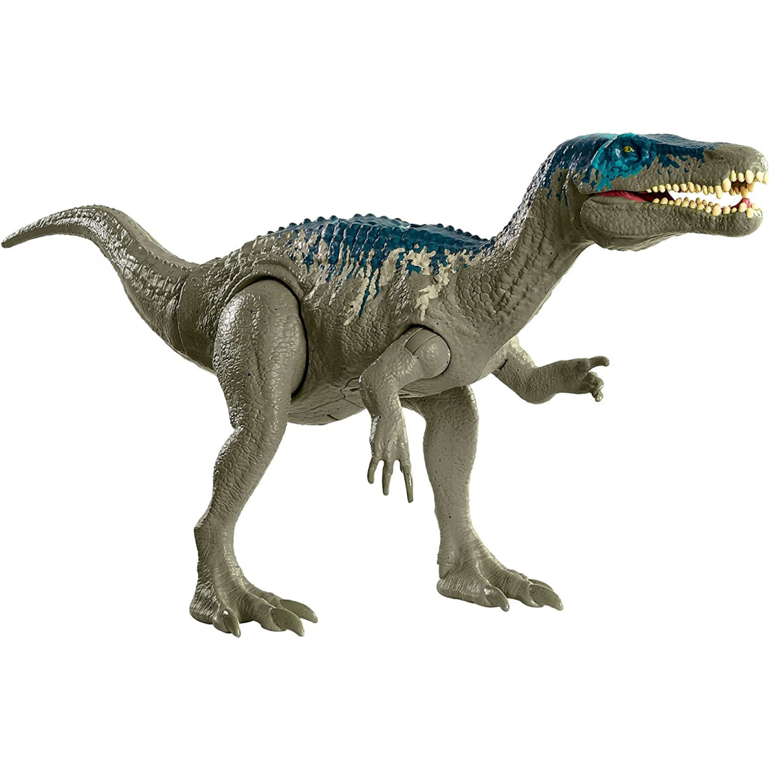 Jurassic World Roar Attack Dinosaur Figure with Movable Joints & Sounds - Baryonyx - Maqio