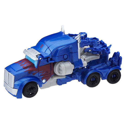 Transformers The Last Knight 1-Step Turbo Changer Optimus Prime Figure - Maqio