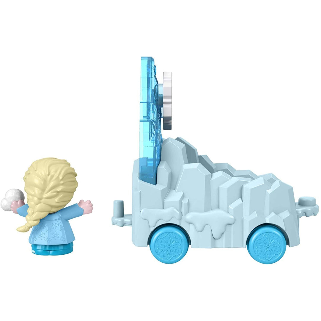 Fisher-Price Little People Disney Elsa Frozen Figure Toy and Push Car - Maqio
