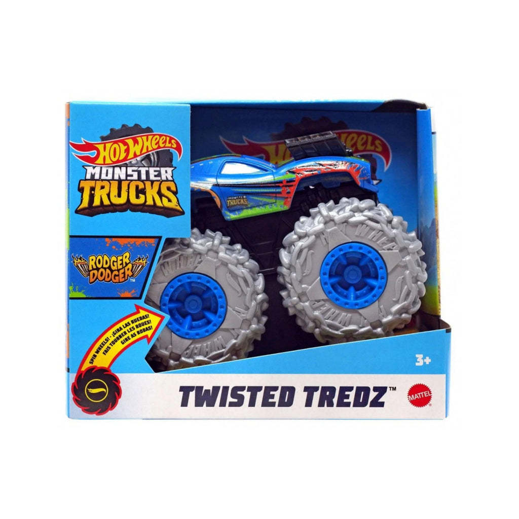 Hot Wheels Rodger Dodger Monster Trucks Twisted Tredz - Maqio