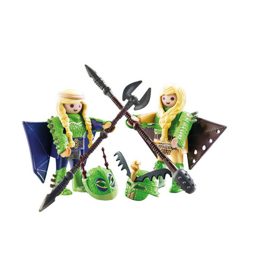 Playmobil 70042 DreamWorks Dragons Ruffnut and Tuffnut with Flight Suit, Various - Maqio