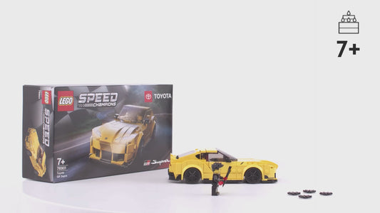 LEGO 76901 Speed Champions Toyota GR Supra Collectible Sports Car Set