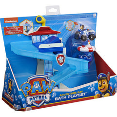 Paw Patrol Adventure Bay Bath Playset with Light up Chase Vehicle - Maqio