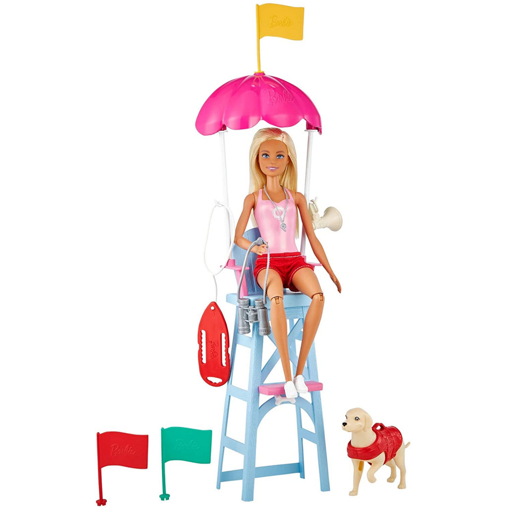 Barbie Sports Lifeguard Doll and Playset - Maqio