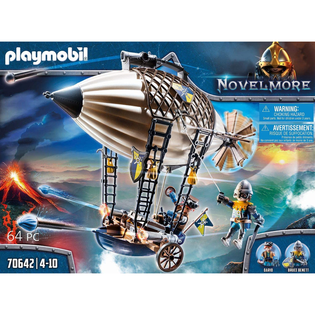 Playmobil Novelmore Knights 64pc Airship Zeppelin - Maqio