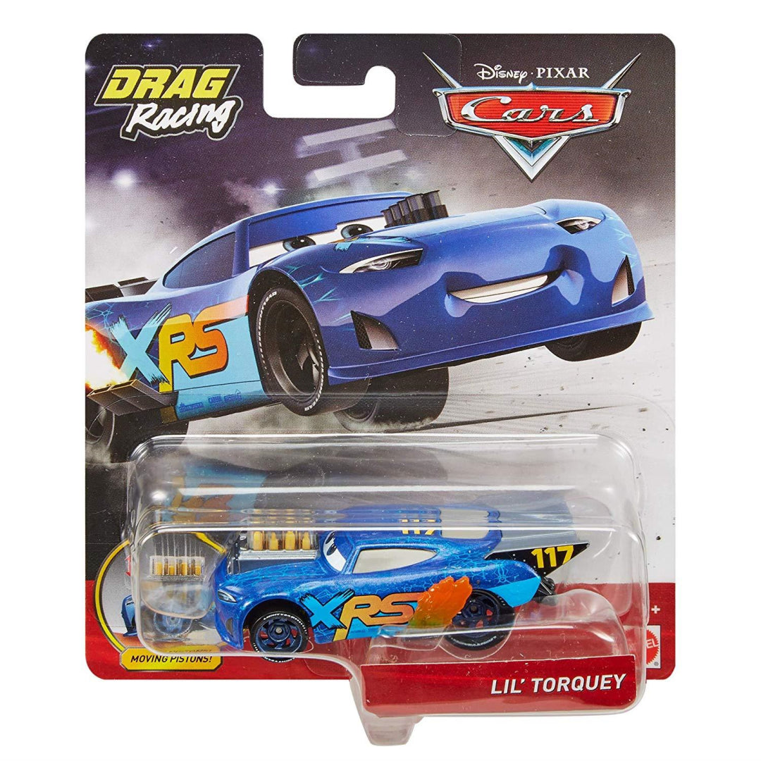 Disney Pixar's Cars XRS Drag Racing Lil' Torquey 1:55 Scale Die-cast Vehicle - Maqio