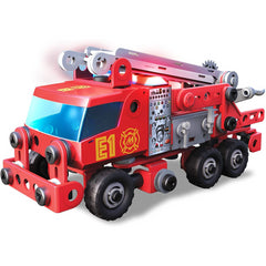 Meccano Junior Fire Engine Kids Construction Playset 6028420 - Maqio