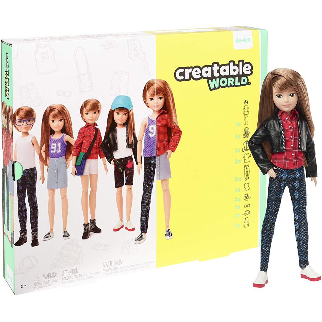 CREATABLE WORLD Deluxe Character Kit Customisable Doll GGG53 - Maqio