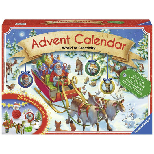 Ravensburger Christmas Advent Calendar World of Creativity - Maqio