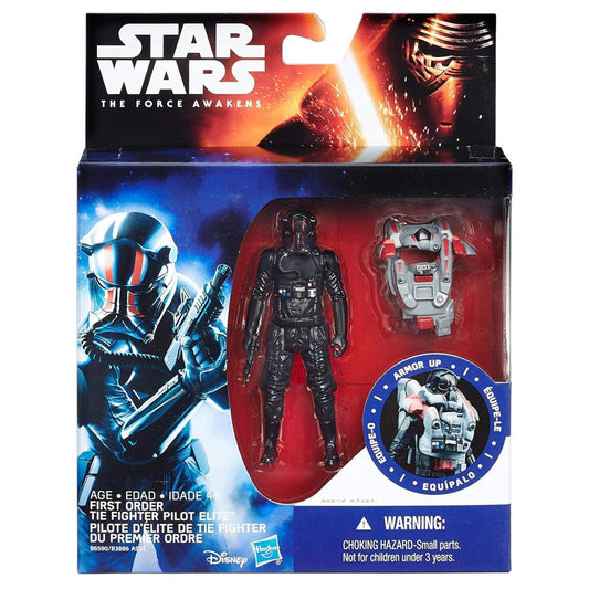 Star Wars The Force Awakens Armour Up 9cm TIE Fighter Pilot Elite Figure - Maqio