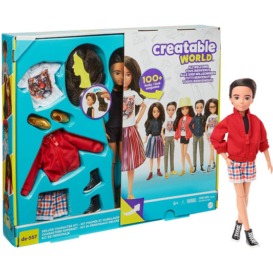 Barbie CREATABLE WORLD Deluxe Doll Character Kit DC-557 - Maqio