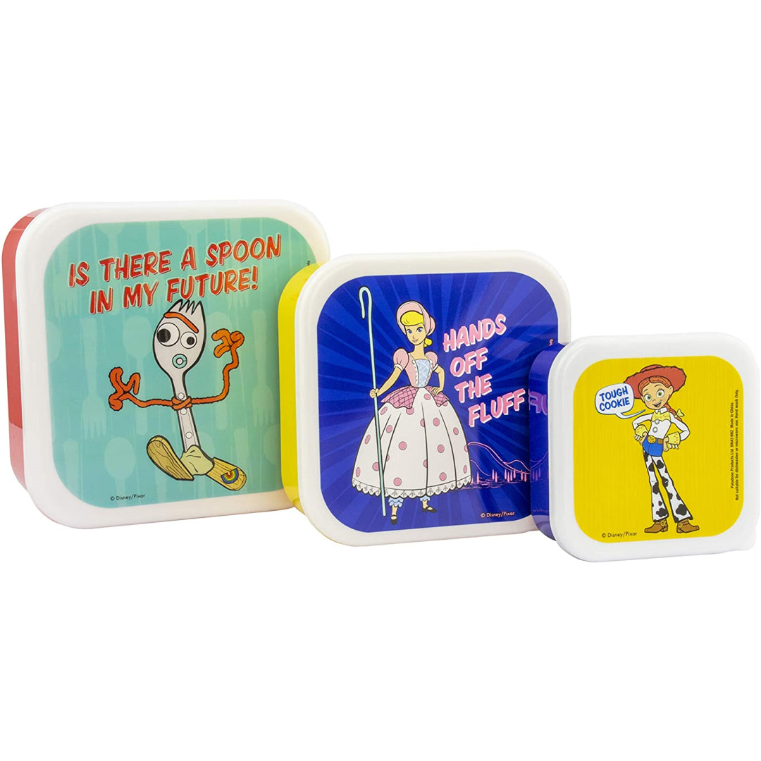 Toy Story Set of 3 Lunch Snack Box Set - Maqio