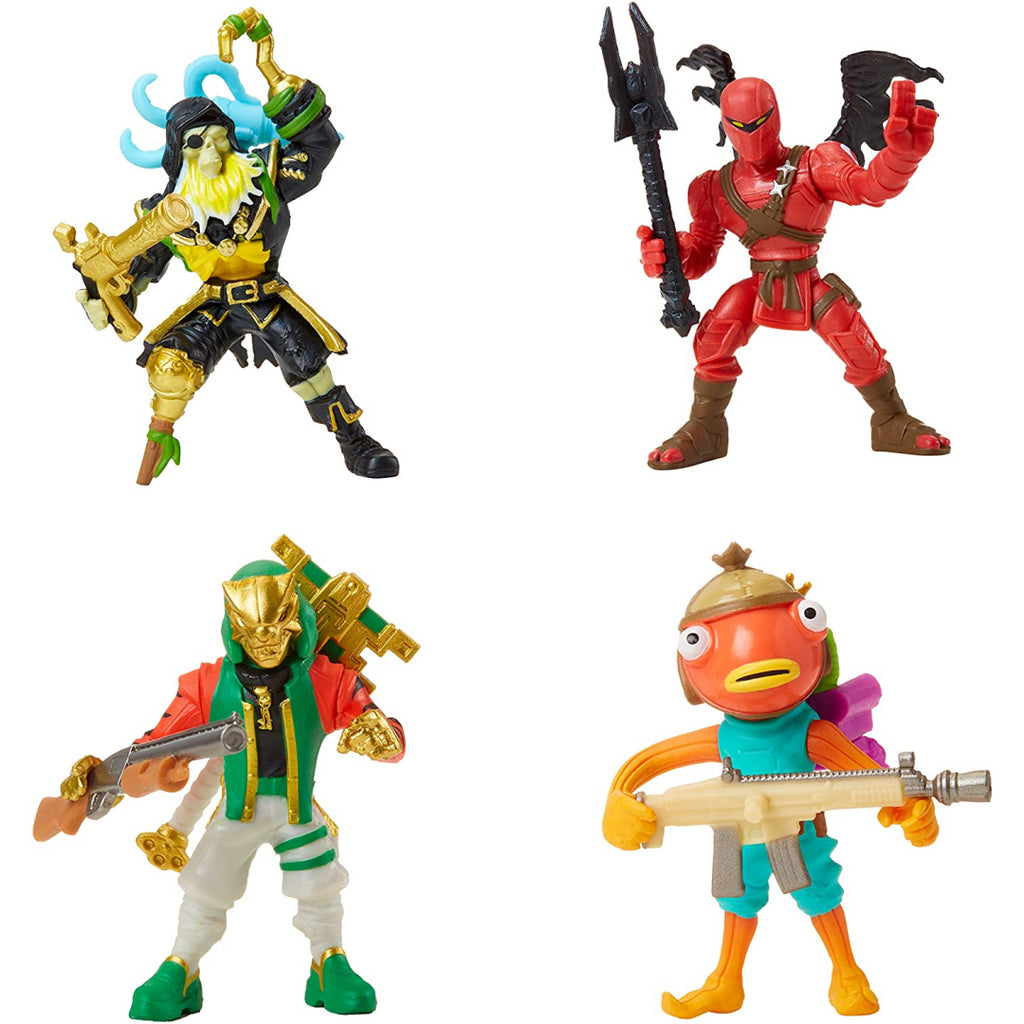 Fortnite Squad Figures 4 Character Set including Fishstick - Maqio