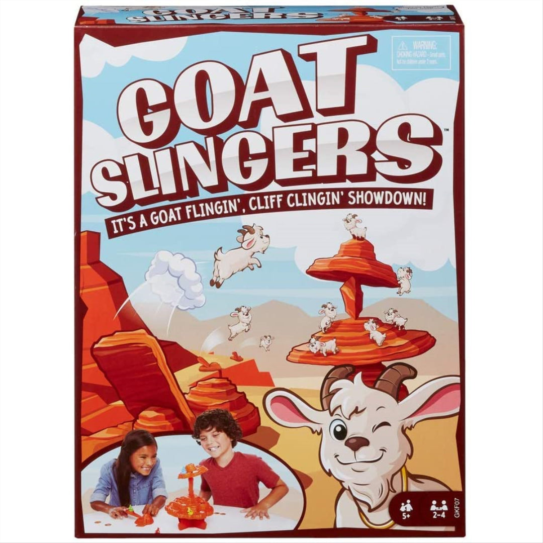 Goat Slingers Kids Game With Cliff Tower & Launcher - Maqio