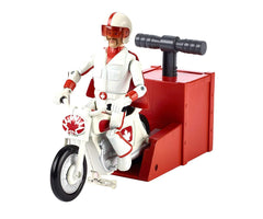 Disney Pixar Toy Story 4 Stunt Bike Racer Duke Caboom with Motorcycle GFB55 - Maqio
