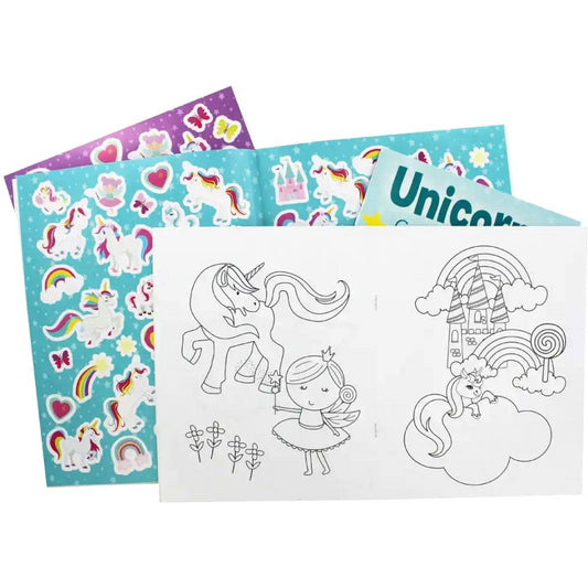 Unicorns Shimmer Activity Pack - Maqio