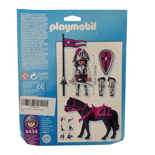 Playmobil 4434 Silver Knight Figure Set
