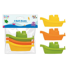 First Steps 3 Bath Boats for Bath Time - Maqio