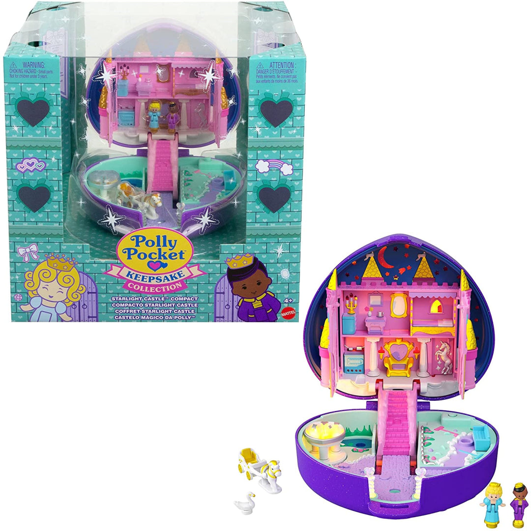 Polly Pocket Keepsake Starlight Castle Enchanted Box Gift - Maqio