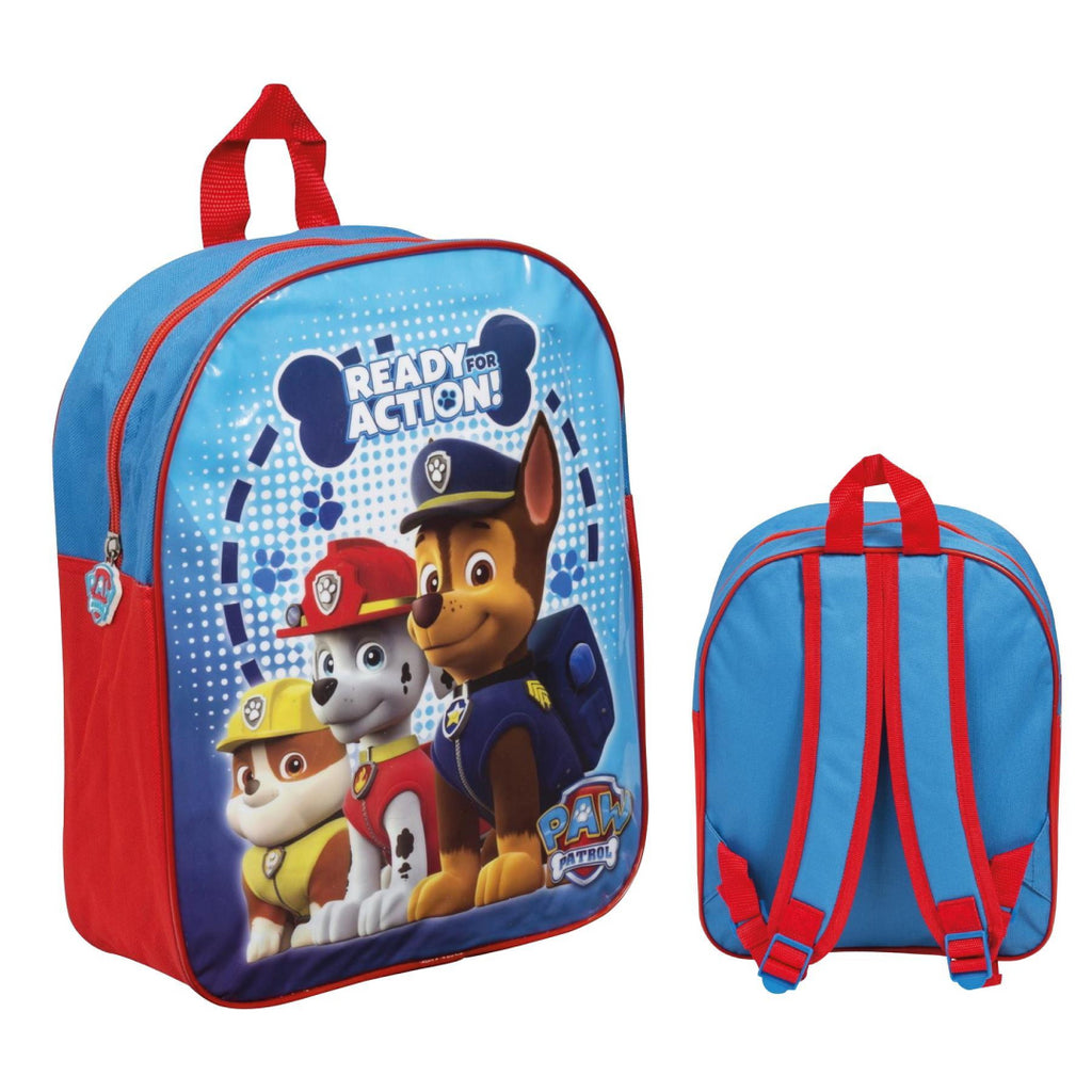 Paw Patrol - Authentic Official Licensed School Backpack Chase Marshall Rubble R - Maqio