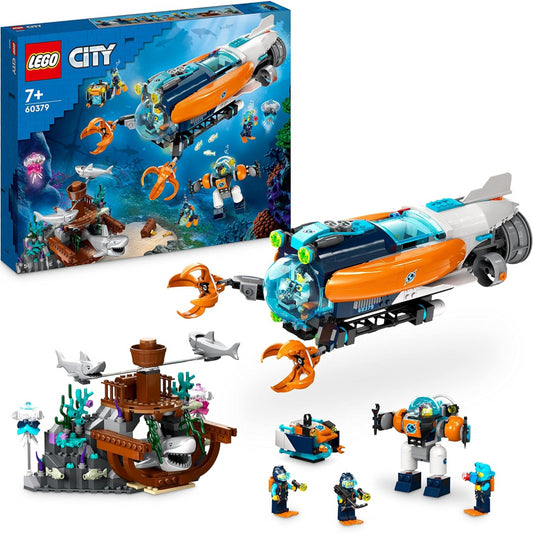 LEGO 60379 City Deep-Sea Explorer Submarine Toy