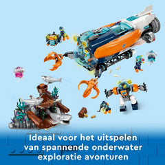 LEGO 60379 City Deep-Sea Explorer Submarine Toy