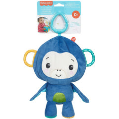 Fisher-Price 2-In-1 Monkey & Ball Stuffed Toy Baby Teether
