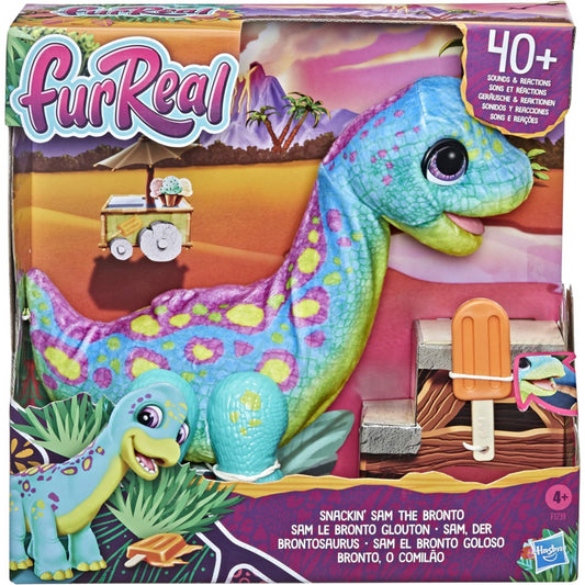 FurReal Snackin’ Sam the Bronto Interactive Animatronic Plush Toy