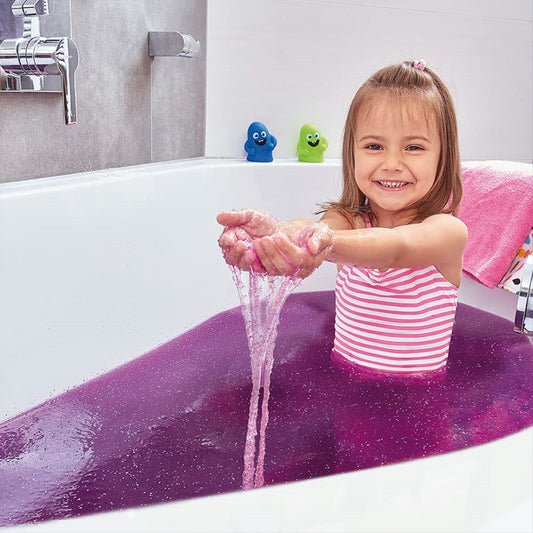 Zimpli Kids Glitter Slime Baff 1 Use Goo Bath - Purple 150g