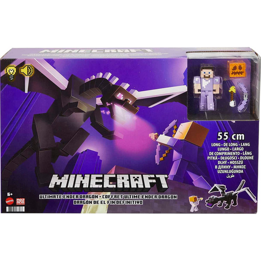 Minecraft Ultimate Ender Dragon Figure 20 inch Mist-Breathing Creature