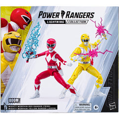 Power Rangers Mighty Morphin Yellow Ranger And Red Ranger Lightning Collection