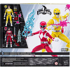 Power Rangers Mighty Morphin Yellow Ranger And Red Ranger Lightning Collection