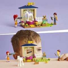 LEGO Friends 41696 Pony Washing Stable Horse with Mia Mini Doll Set